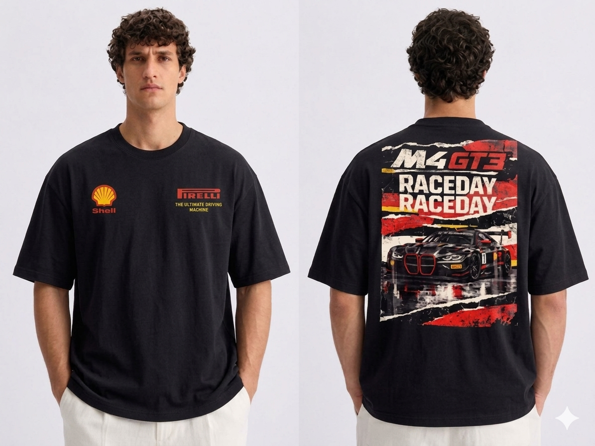 🏎️ S to XL Drop Shoulder Tees
