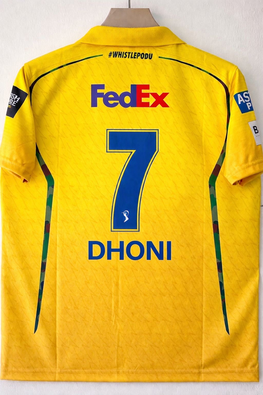 IPL MS DHONI Jersey M-2XL – Captain Cool Edition 🔥