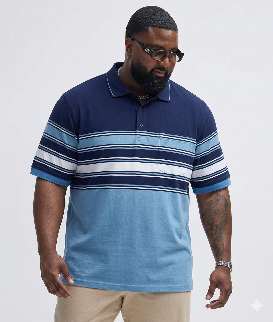 Collar Neck 3XL-6XL T-Shirt (Polo)