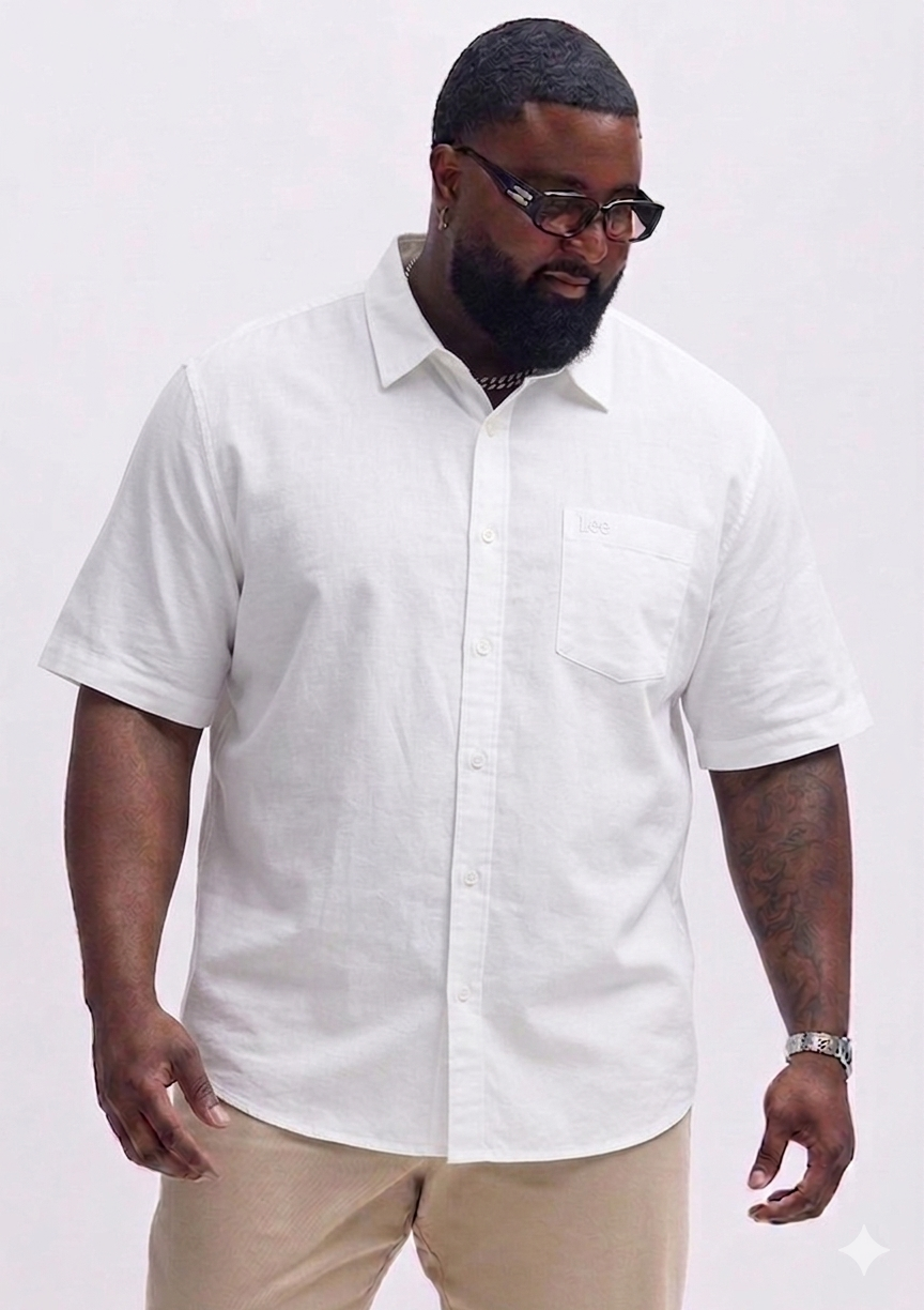 Cotton Half Sleeve Shirt (3XL–5XL)