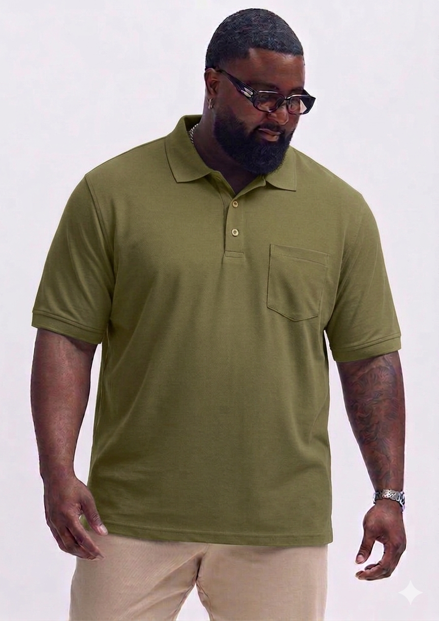 Dry Fit Big Size T-Shirt (3XL–5XL)