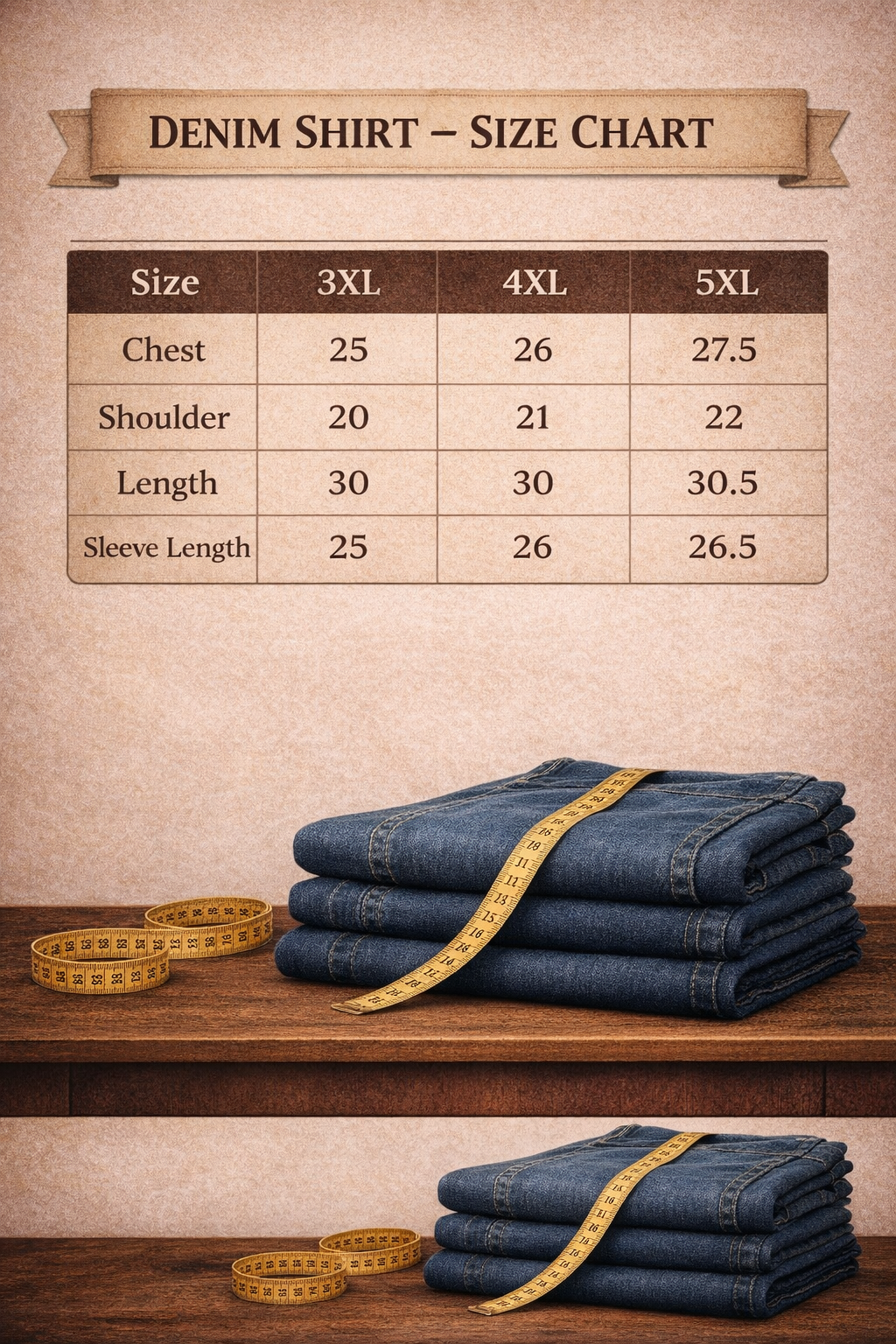 Indigo Checks Big Size Shirt (3XL–5XL) – Premium Comfort Fit 👌🏻