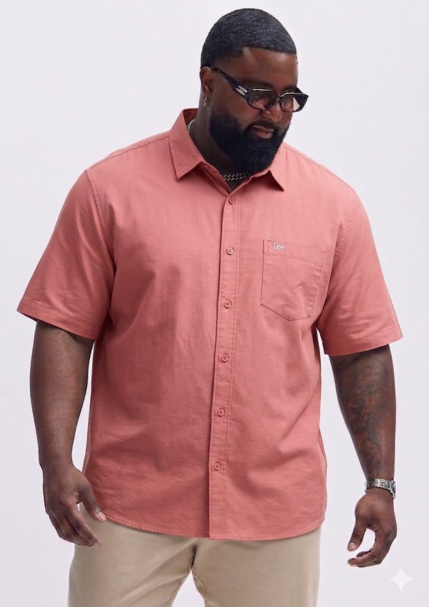 Cotton Half Sleeve Shirt (3XL–5XL)