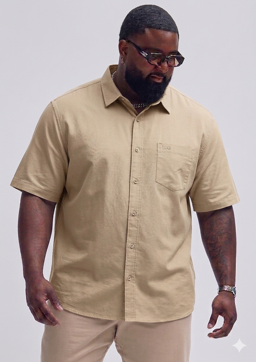 Cotton Half Sleeve Shirt (3XL–5XL)