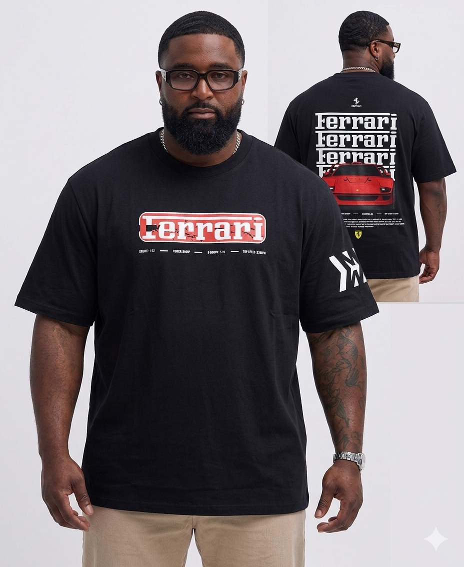 🔥 Big Size Drop Shoulder Tees (3XL–5XL)