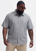 (3XL–6XL)🧥 Striped Half Sleeve Shirt