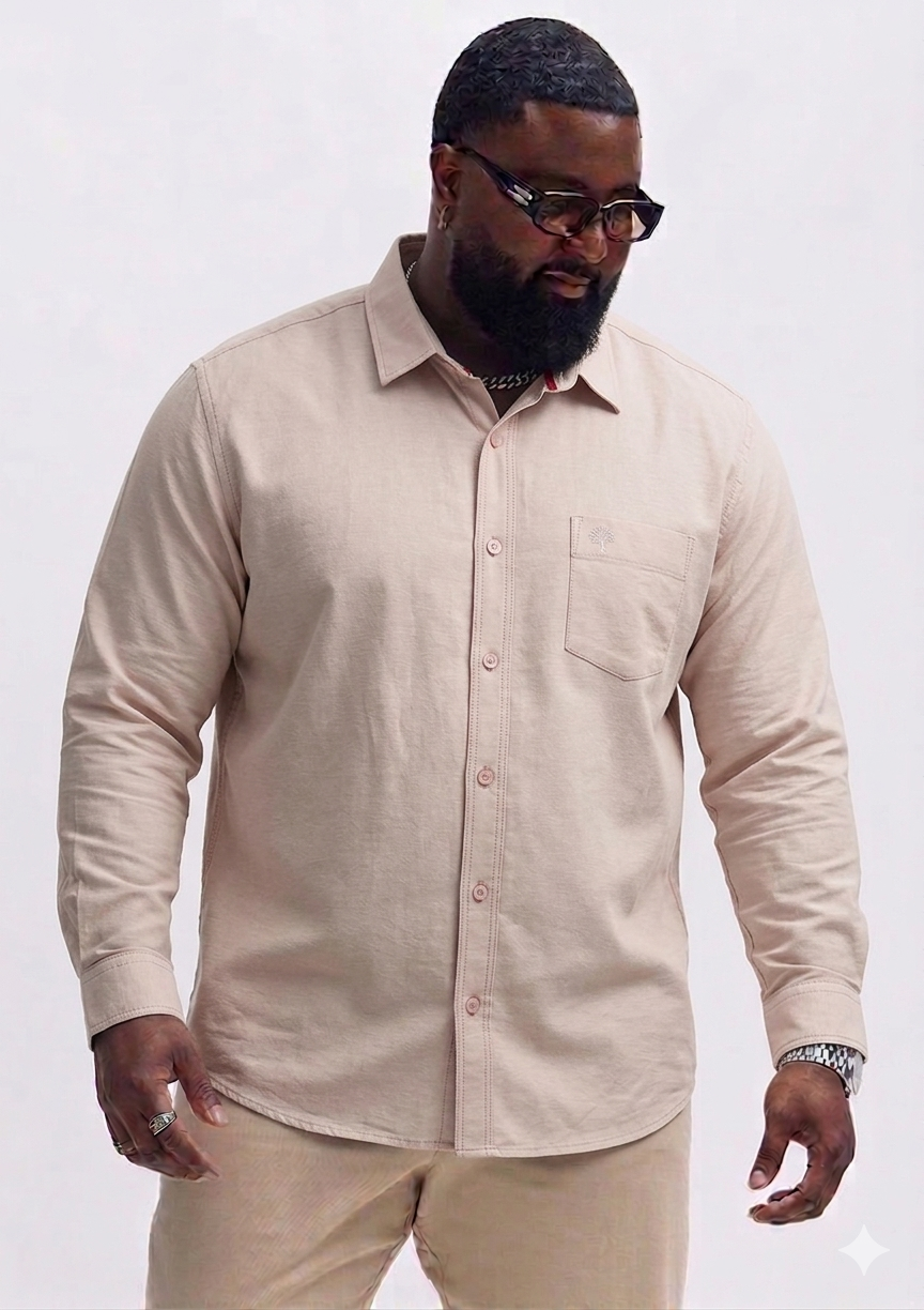 Big Size Plain Shirt (3XL–5XL)