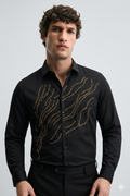 ✨ Satin Stone Designer Shirt for Men (M–2XL) | Premium Party Wear