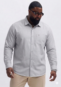 Big Size Plain Shirt Ash (3XL–5XL)