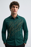 ✨ Satin Stone Designer Shirt for Men (M–2XL) | Premium Party Wear