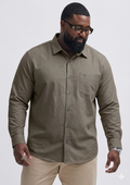 Big Size Plain Shirt Grey (3XL–5XL)