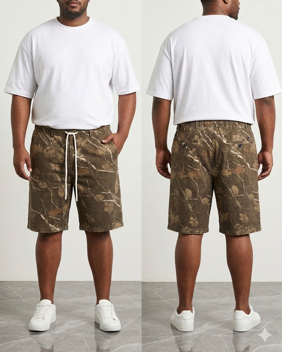 (38–54 Waist) Big Size Cotton Shorts