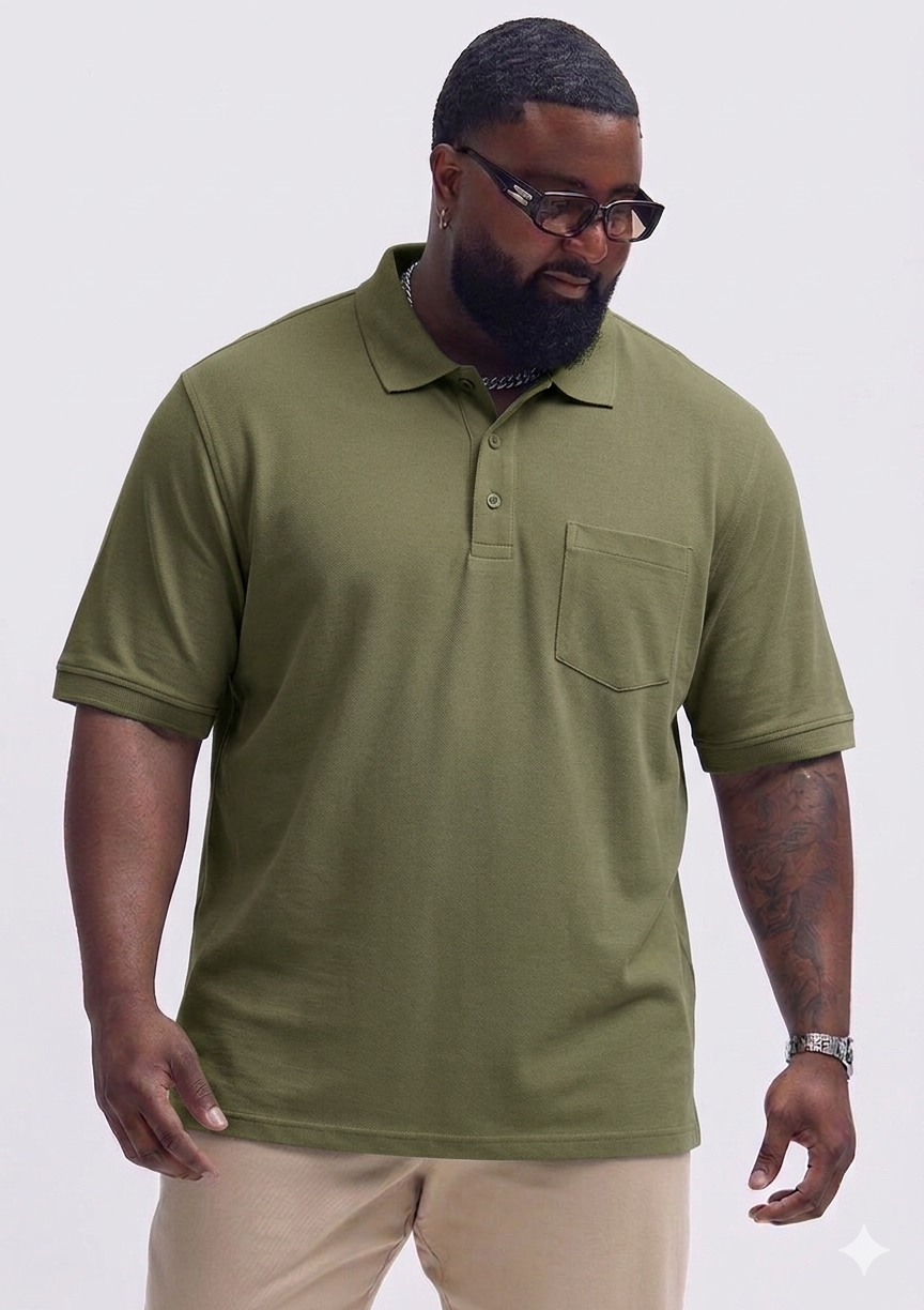 Dry Fit Big Size T-Shirt (3XL–5XL)