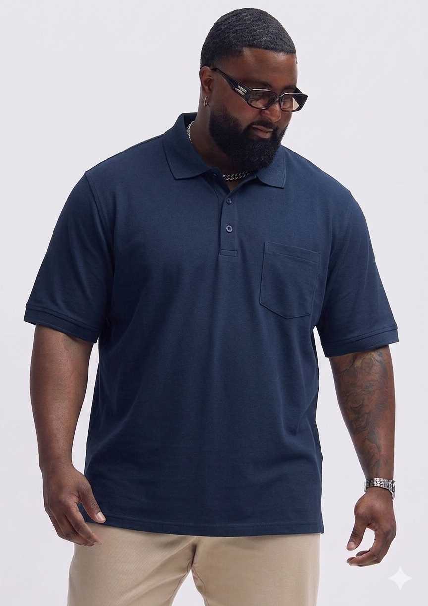 Dry Fit Big Size T-Shirt (3XL–5XL)