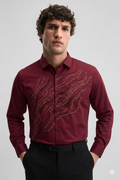 ✨ Satin Stone Designer Shirt for Men (M–2XL) | Premium Party Wear