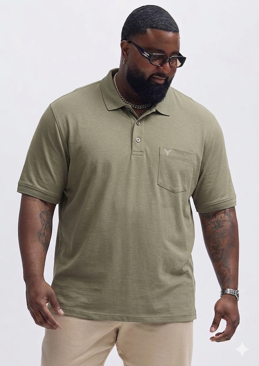 Collar Neck 3XL-6XL T-Shirt (Polo)