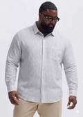 Cotton Linen Blend Full Sleeve Shirt for Men (3XL–5XL) | Big Size